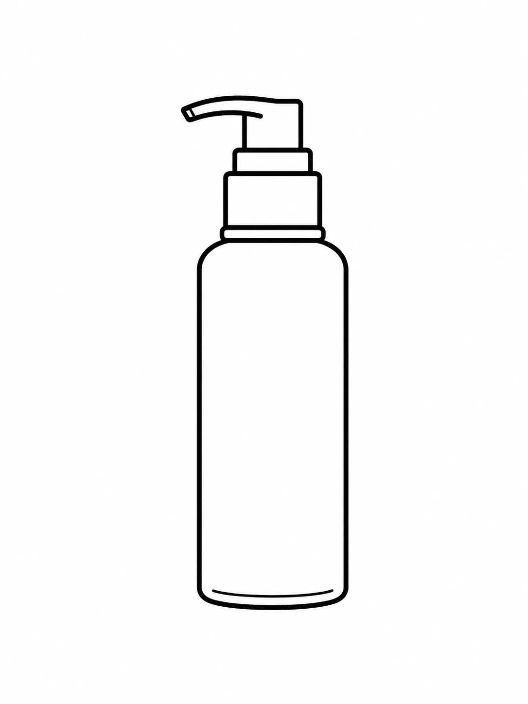 Cosmetic Lotion Pump Bottle