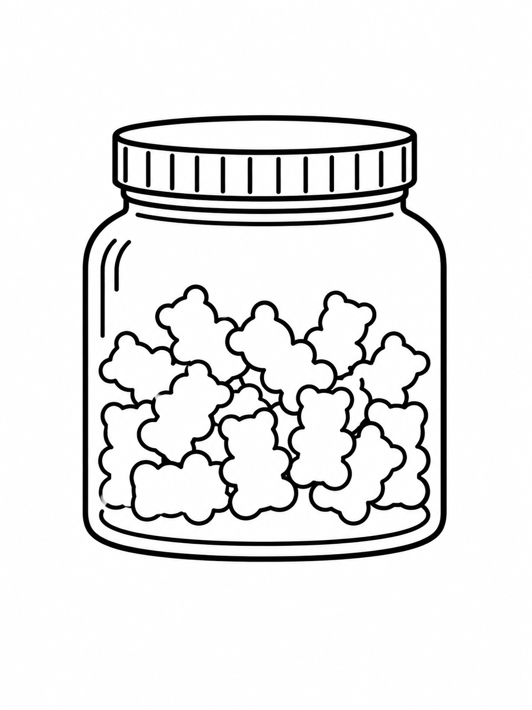 Gummy Candy Jar