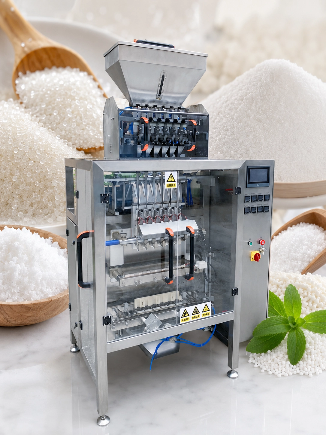 EIXPACK multi-lane stick granule packing machine with precision volumetric dosing system