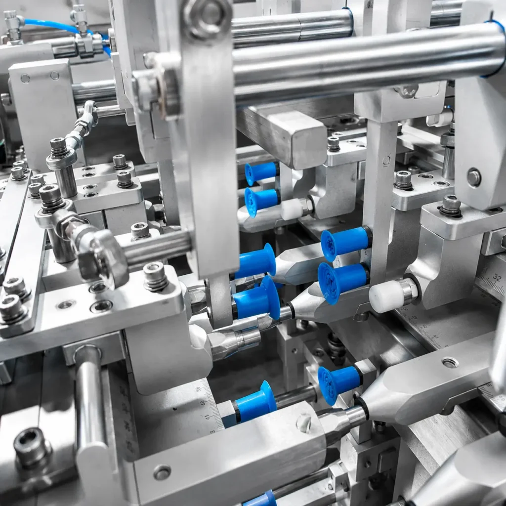 Active zipper opening mechanism on horizontal doypack packaging machines