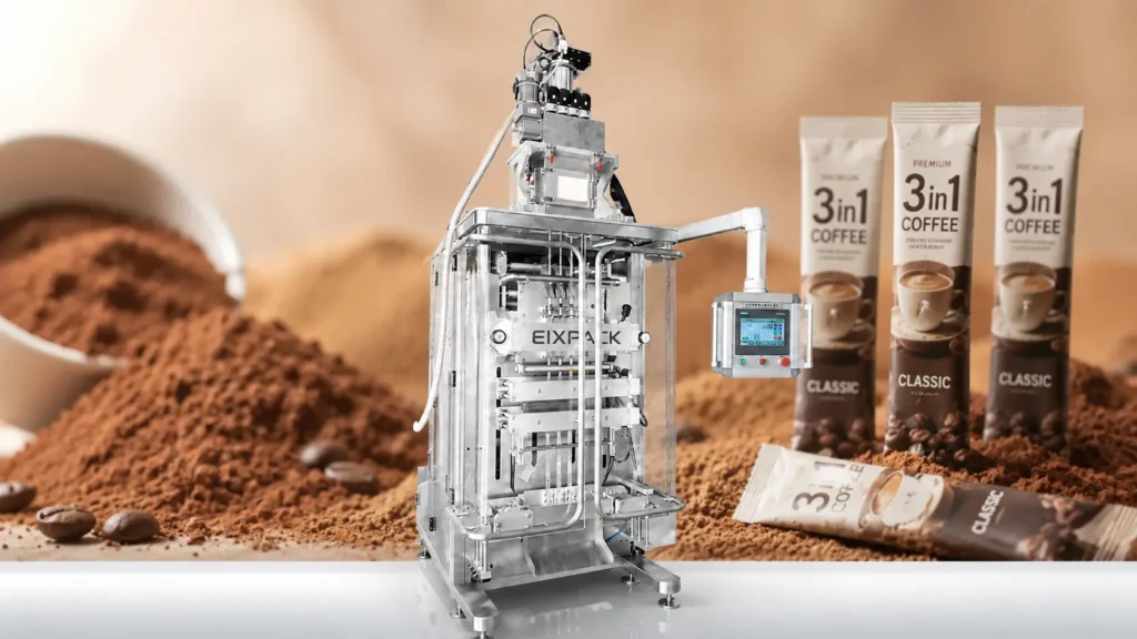 6-lane coffee stick pack machine