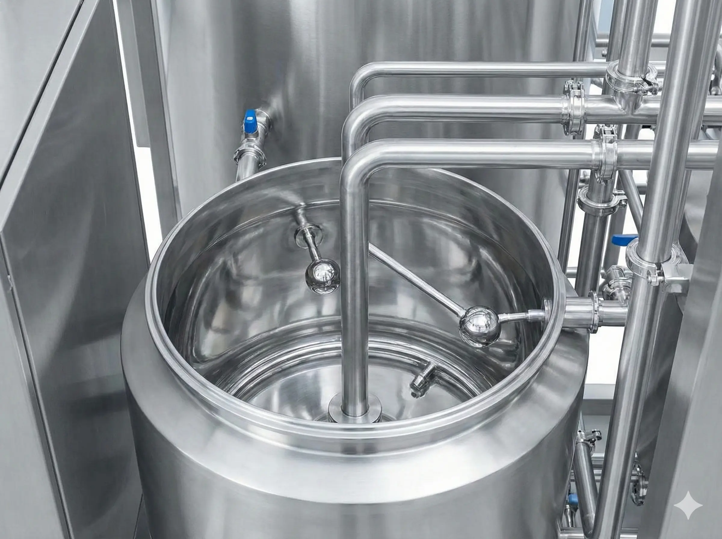 Sanitary CIP quick-release pump for baby puree spout pouch filling machine