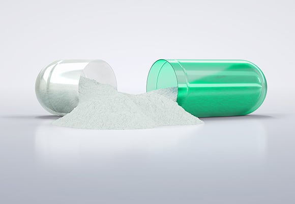 Powder capsule filling machine for high-density vitamins