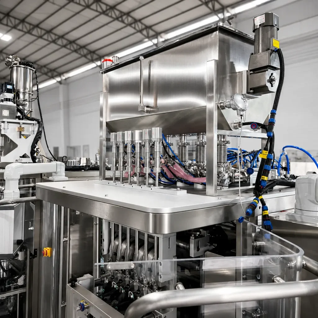 High precision ceramic pump for ibuprofen liquid stick pack packaging machines