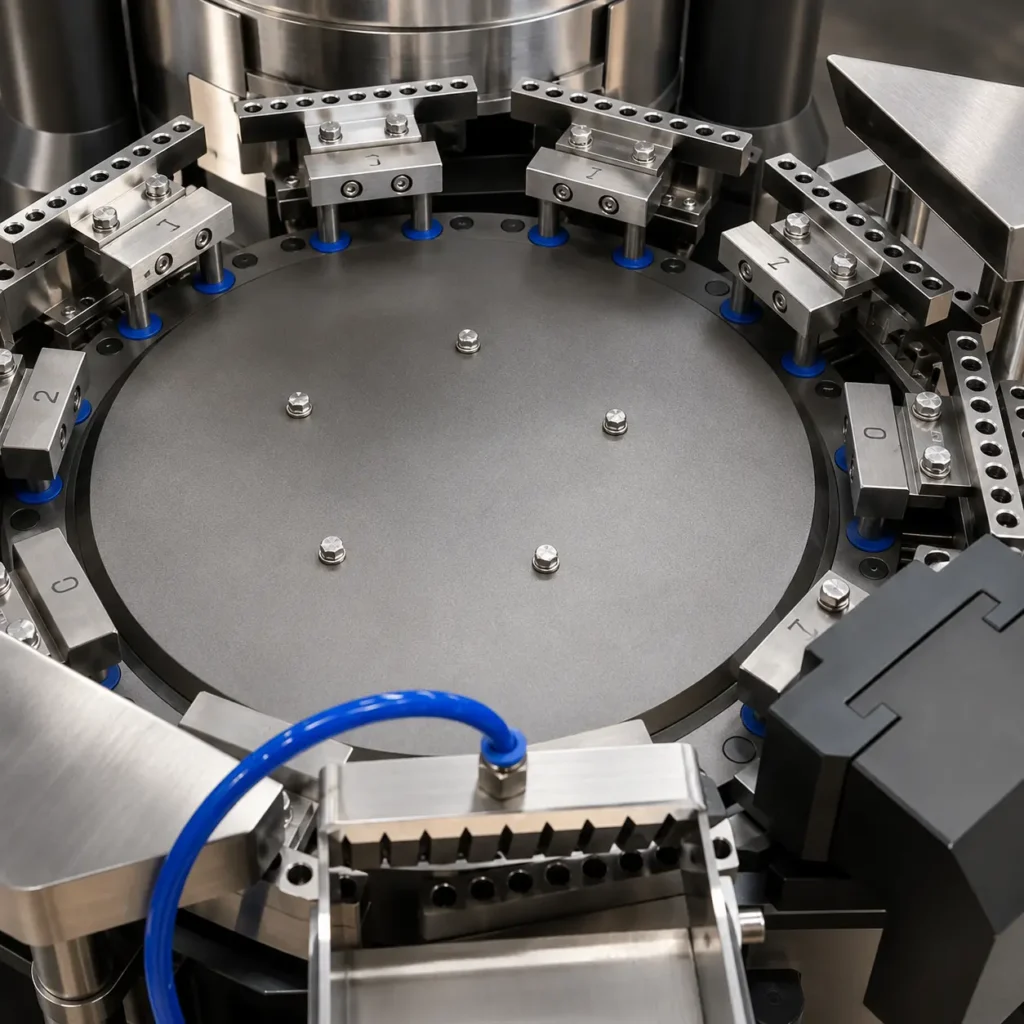 Enclosed GMP turret and tool-less changeover on vitamin capsule filling machine