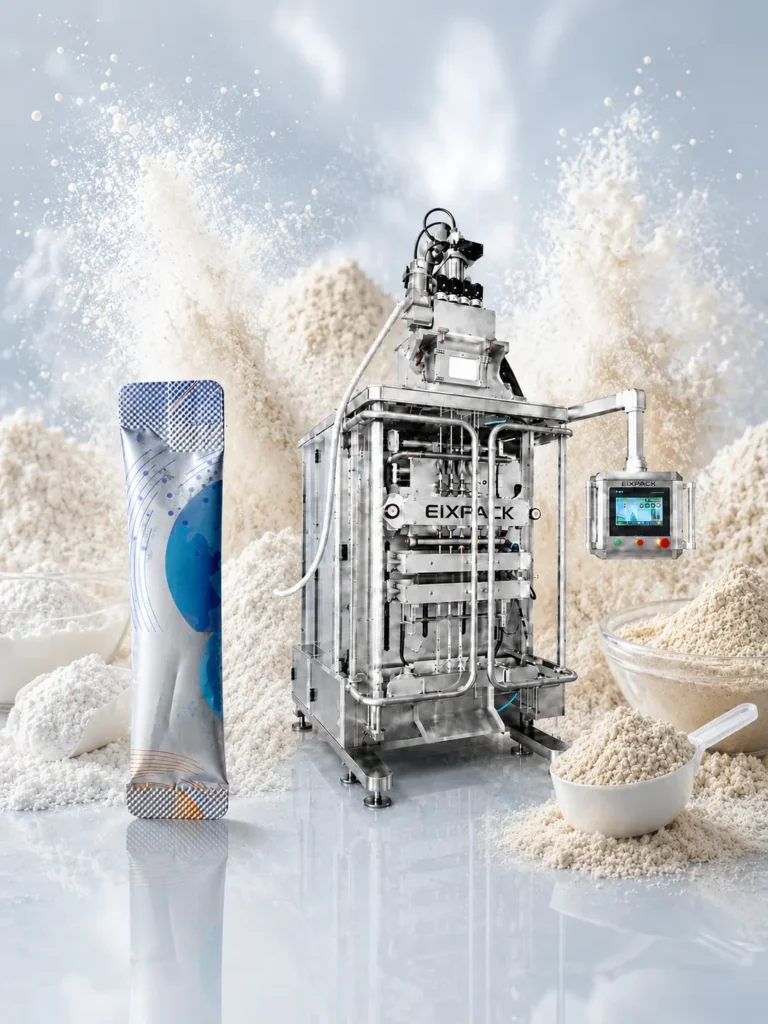 Show the multi-lane powder stick pack packaging machine